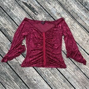 Y2K Sheer Whimsygoth Babydoll Tee